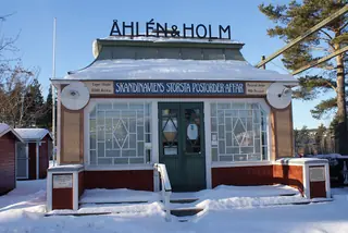 Åhlénpaviljongen in Insjön