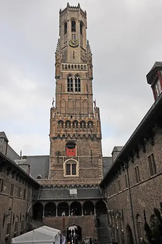 Belfort van Brugge in Brugia
