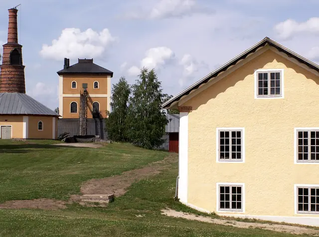 Brevens Bruk museum in Brevens bruk