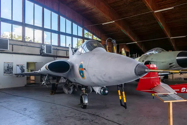 Bunge flygmuseum in Fårösund