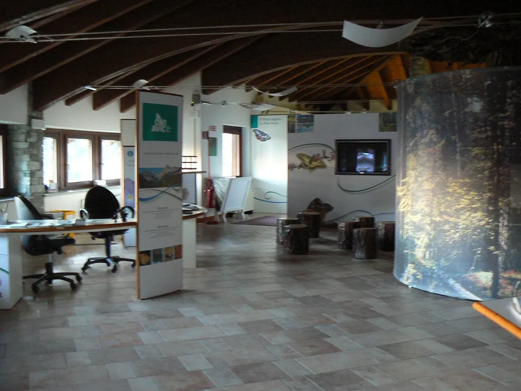 Centro visitatori del parco regionale del Mont Avic in Champdepraz