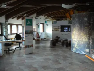 Centro visitatori del parco regionale del Mont Avic in Champdepraz