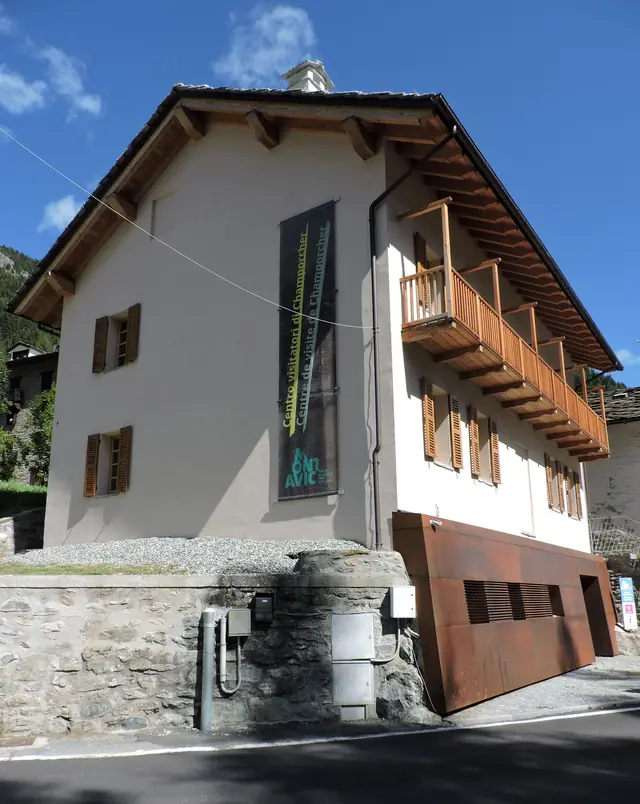 Centro visitatori del parco regionale del Mont Avic in Champorcher