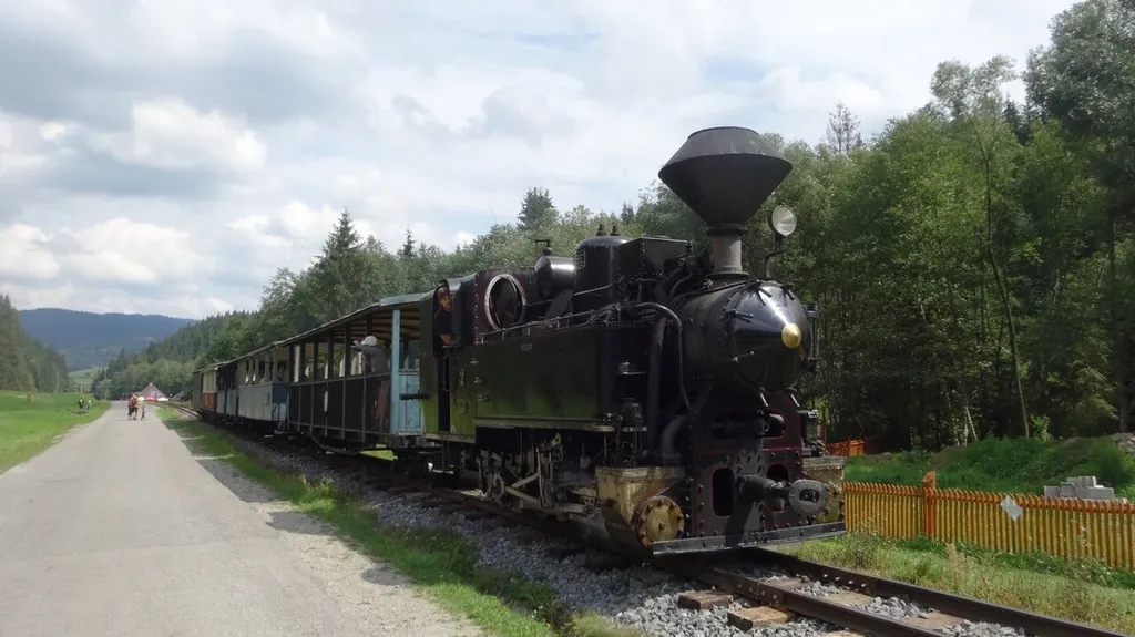 Čiernohronská železnica in Čierny Balog