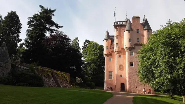 Craigievar Castle in Alford