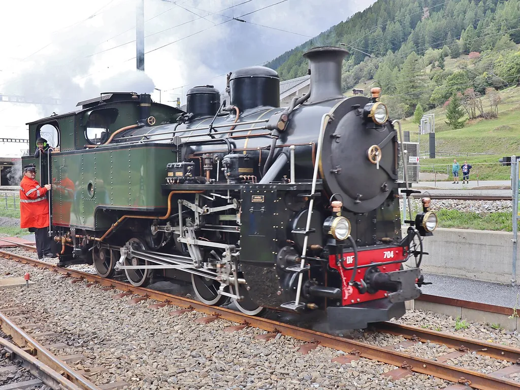 Dampfbahn Furka-Bergstrecke in Oberwald – Photo 3 sur 9