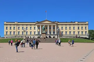 Det kongelige slott in Oslo