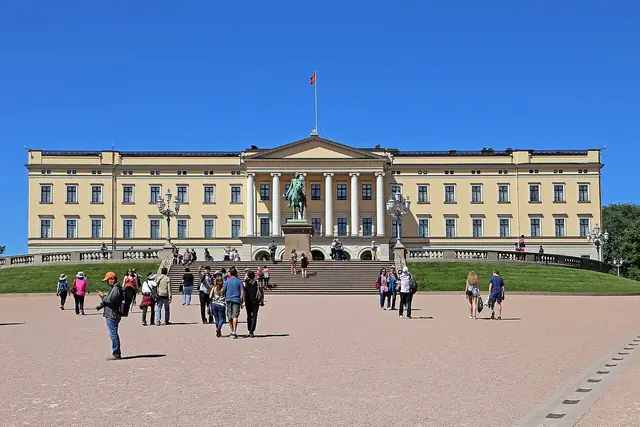Det kongelige slott in Oslo