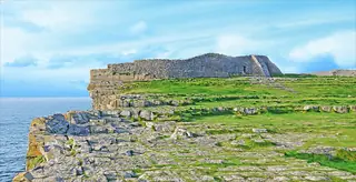 Dún Aonghasa Visitor Centre in Inis Mór