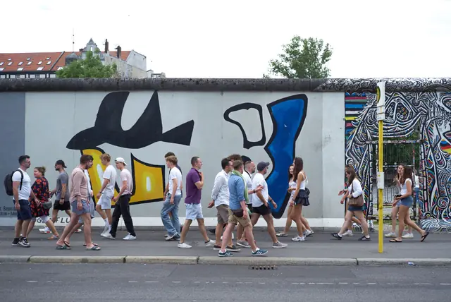 East Side Gallery in Berlino