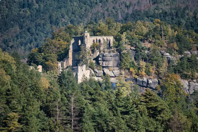 Burg und Kloster Oybin in Kurort Oybin