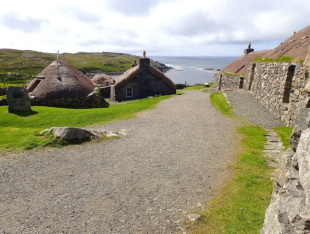 Geàrrannan Blackhouse Village in Isle of Lewis