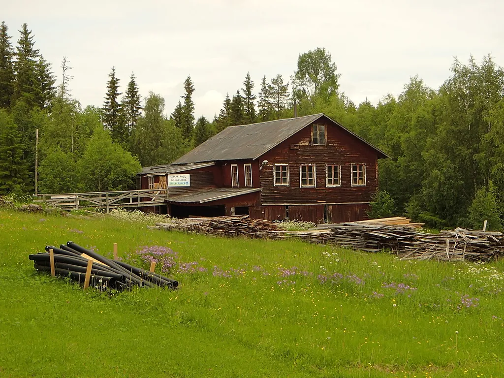 Gisselfors kaggfabrik in Oviken