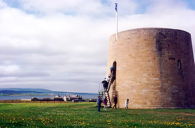 Hackness Battery and Martello Tower in South Walls