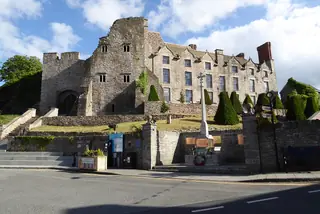 Hay Castle in Hay-on-Wye