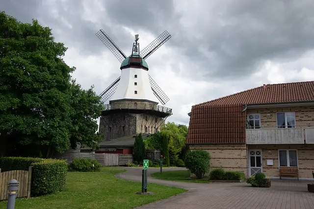 Historisches Sägewerk an der Windmühle Amanda in Kappeln