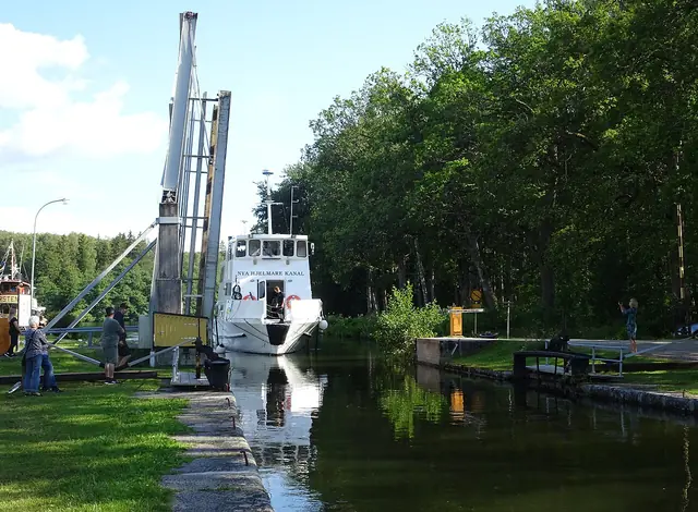 Hjälmare kanal in Arboga
