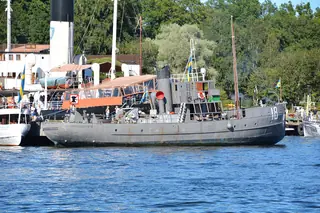 HMS Sprängaren in Stockholm