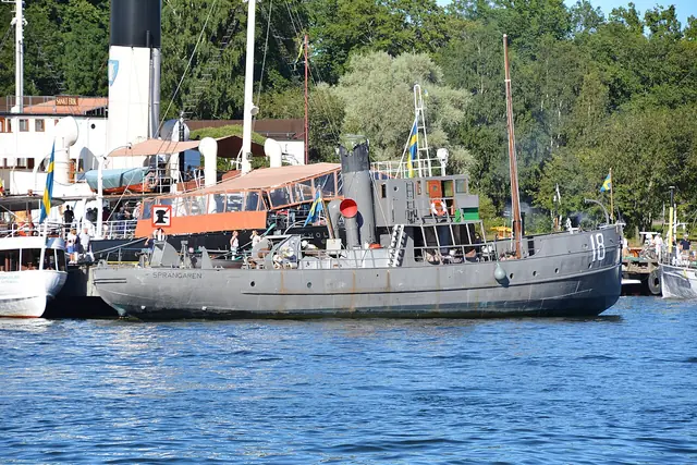 HMS Sprängaren in Stockholm