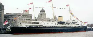 Royal Yacht Britannia in Edynburg