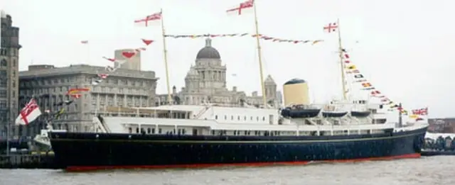 Royal Yacht Britannia in Edimburgo