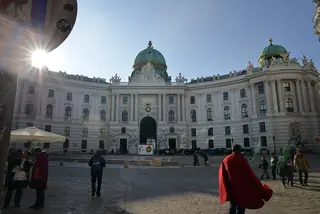 Hofburg Wien in Wiedeń