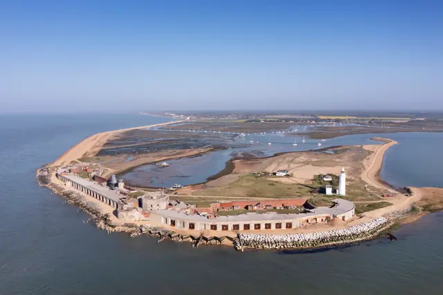 Hurst Castle in Milford on Sea