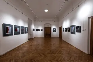 Kabinet fotografie v Galerii Kladenského zámku in Kladno