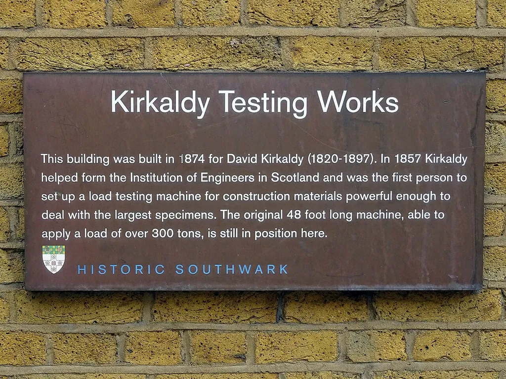 Kirkaldy Testing Museum in London