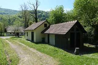 Žabja domačija in Trebče