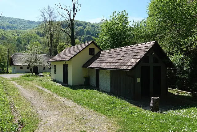 Žabja domačija in Trebče