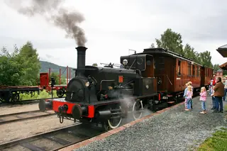 Krøderbanen in Krøderen