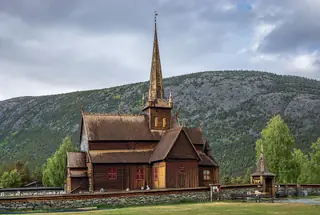 Lom stavkyrkje – Bilde 6 av 10