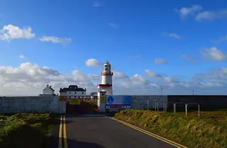 Loop Head Lighthouse in Kilbaha