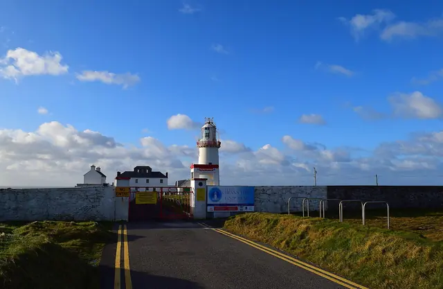 Loop Head Lighthouse in Kilbaha
