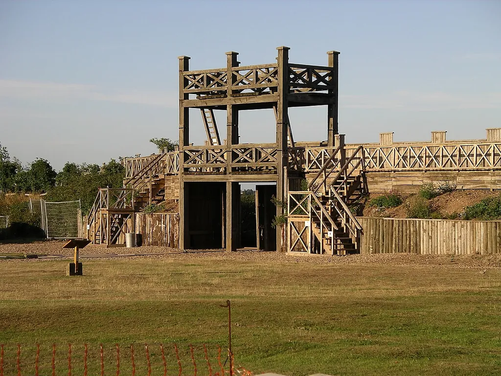 Lunt Roman Fort in Baginton