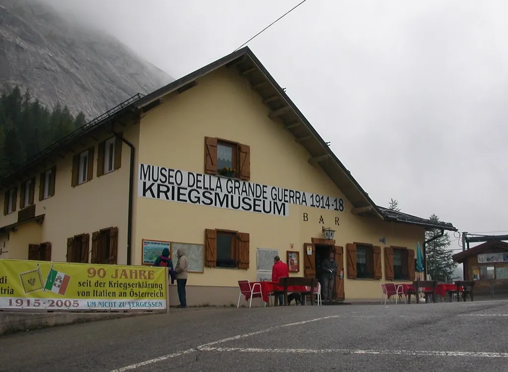 Museo della Grande Guerra a Passo Fedaia in Canazei