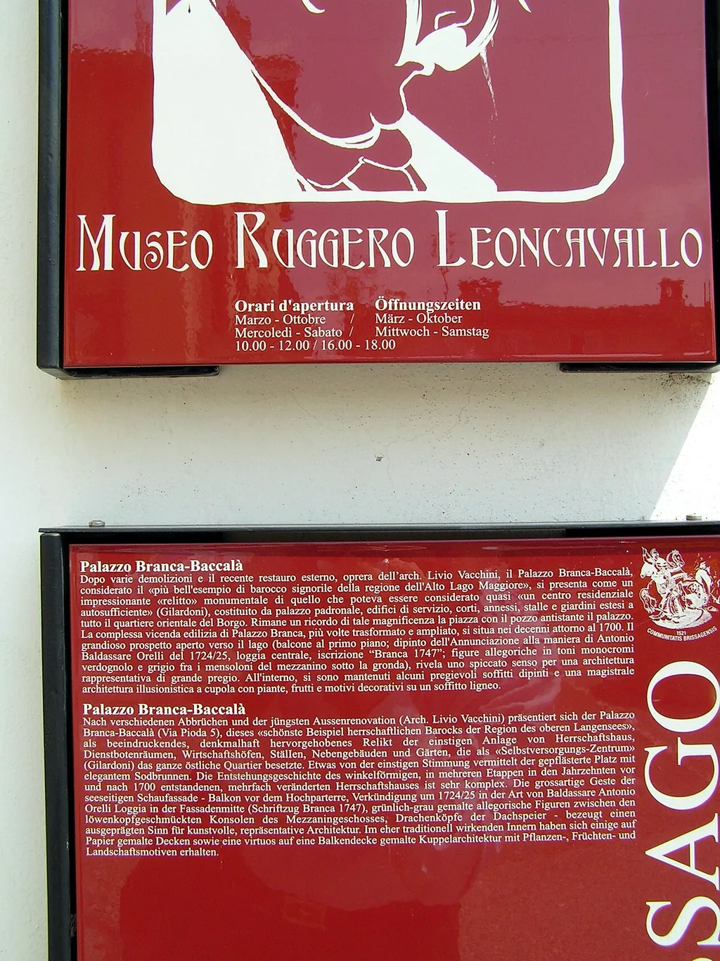 Museo Ruggero Leoncavallo in Brissago