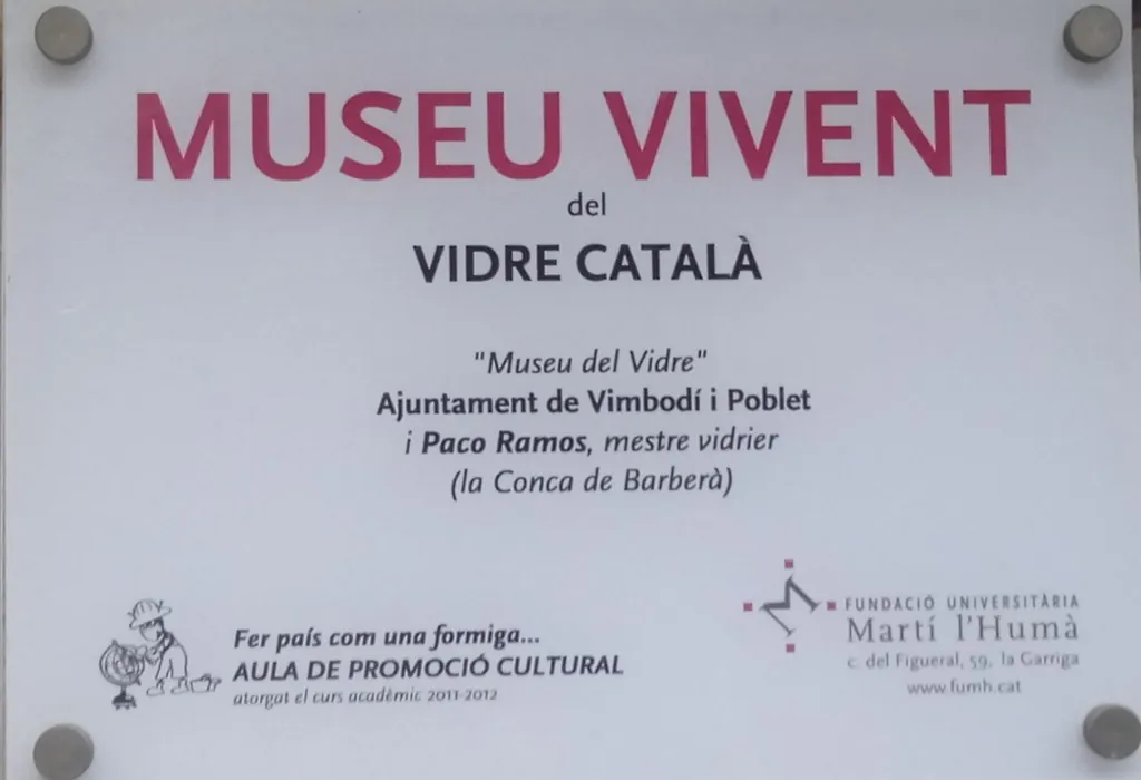 Museu del Vidre in Vimbodí i Poblet