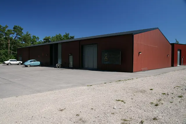 Museum för rörligt kustartilleri in Drottningskär