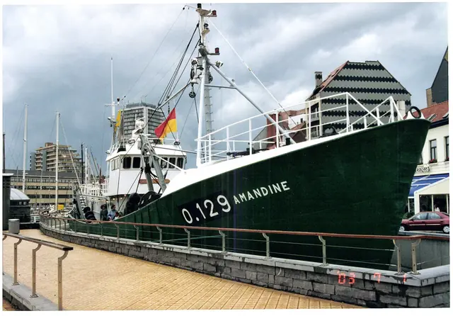 Museumschip Amandine in Oostende