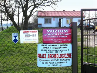 Muzeum byłego niemieckiego Obozu Zagłady Kulmhof w Chełmnie nad Nerem in Chełmno