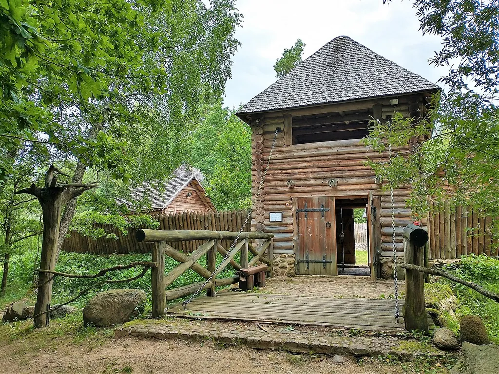 Osada jaćwiesko-pruska w Oszkiniach in Oszkinie