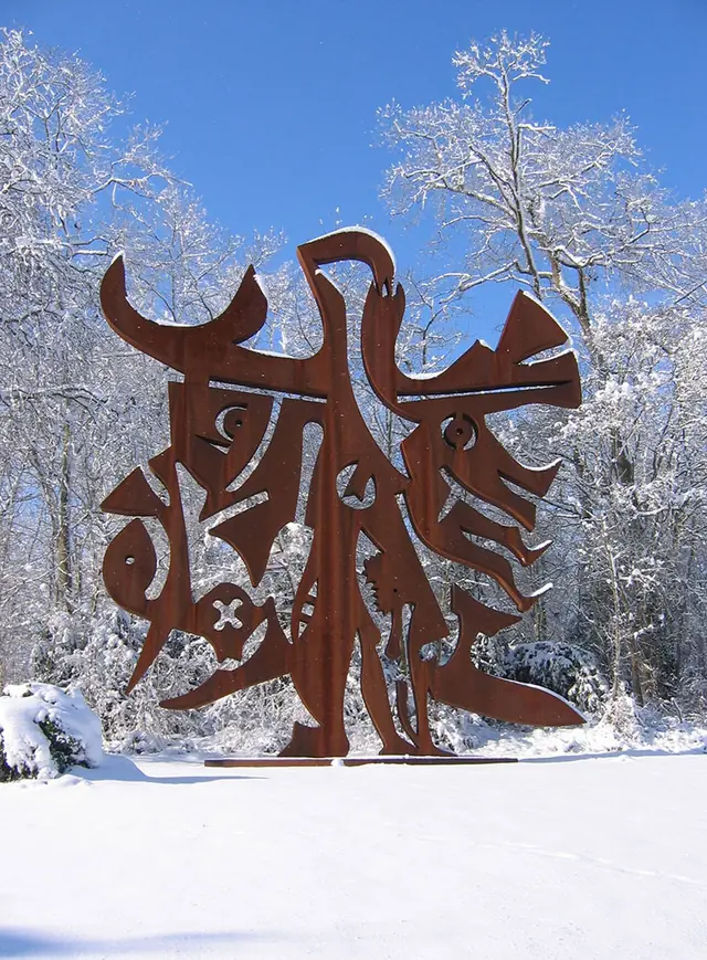 Parc de sculptures Engelbrecht in Thionne