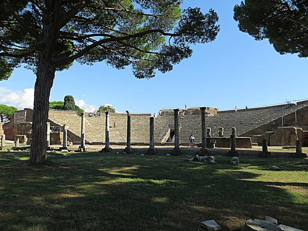 Parco archeologico di Ostia Antica in Roma