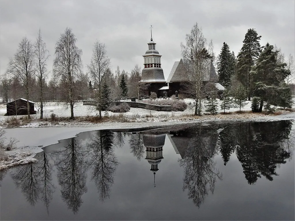 Petäjäveden vanha kirkko in Petäjävesi – Kuva 3/9