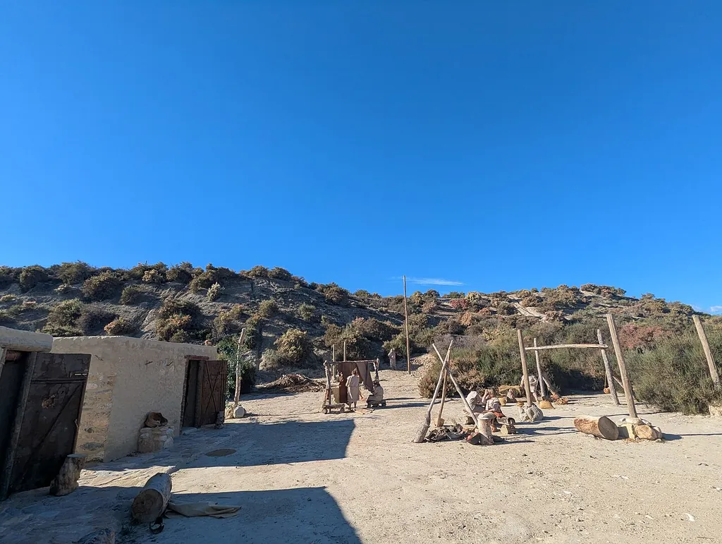Recreación de poblado argárico en el entorno de El Argar in Antas