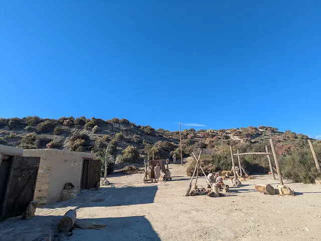 Recreación de poblado argárico en el entorno de El Argar in Antas