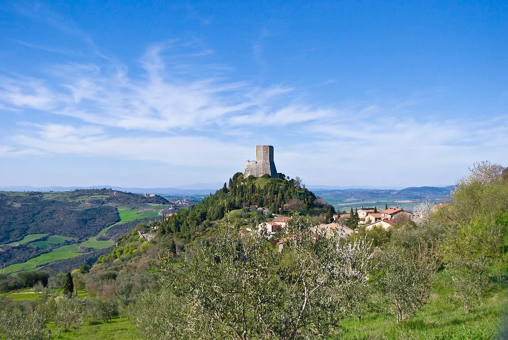 Rocca di Tentennano in Castiglione d'Orcia