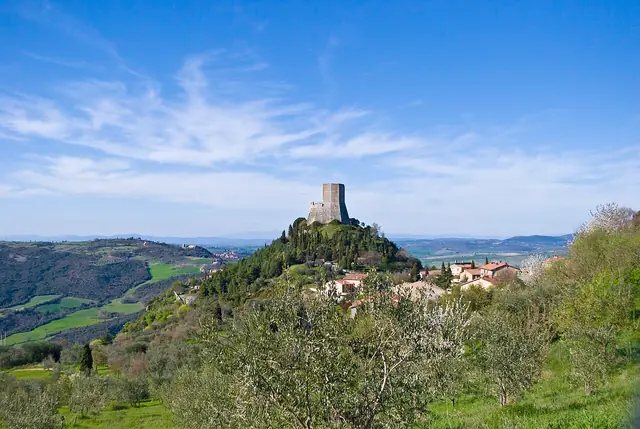 Rocca di Tentennano in Castiglione d'Orcia